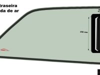 Janela Traseira com Saída de Ar